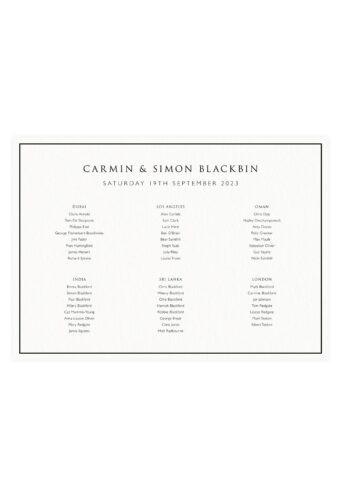 Seating Plan Option 1