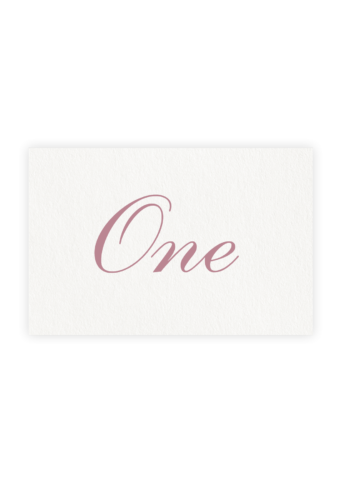 Escort Card Option 3