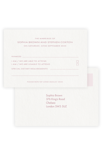 RSVP Card Option 4