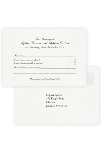 RSVP Card Option 2