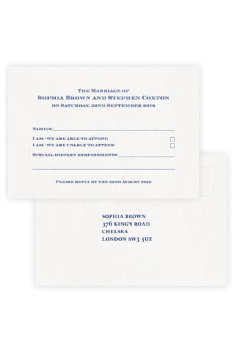 RSVP Card Option 1