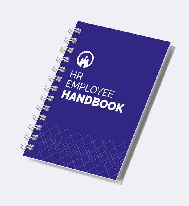 We can design your staff handbook