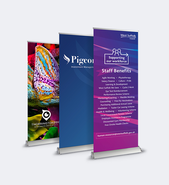 Big or small, we have a roller banner just for you