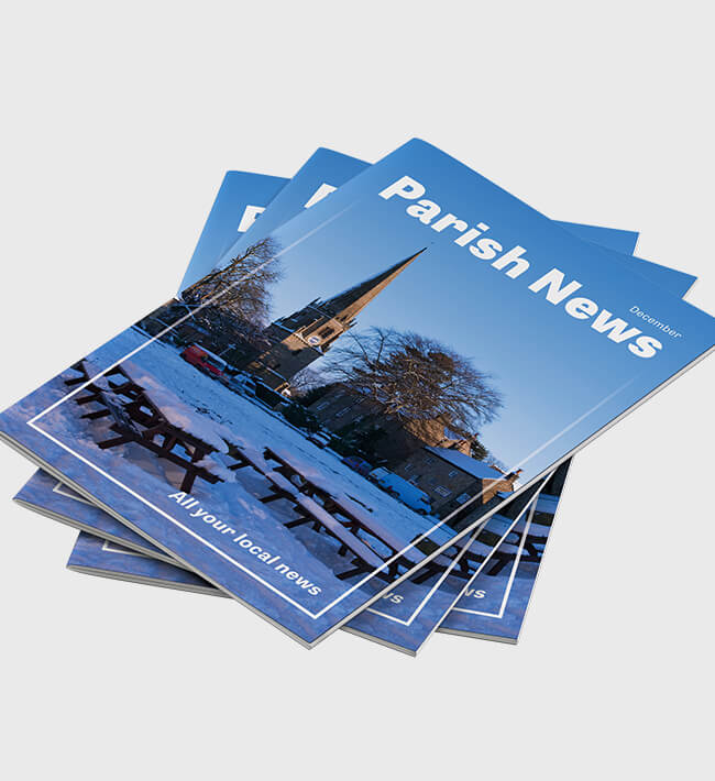 Village newsletter printing