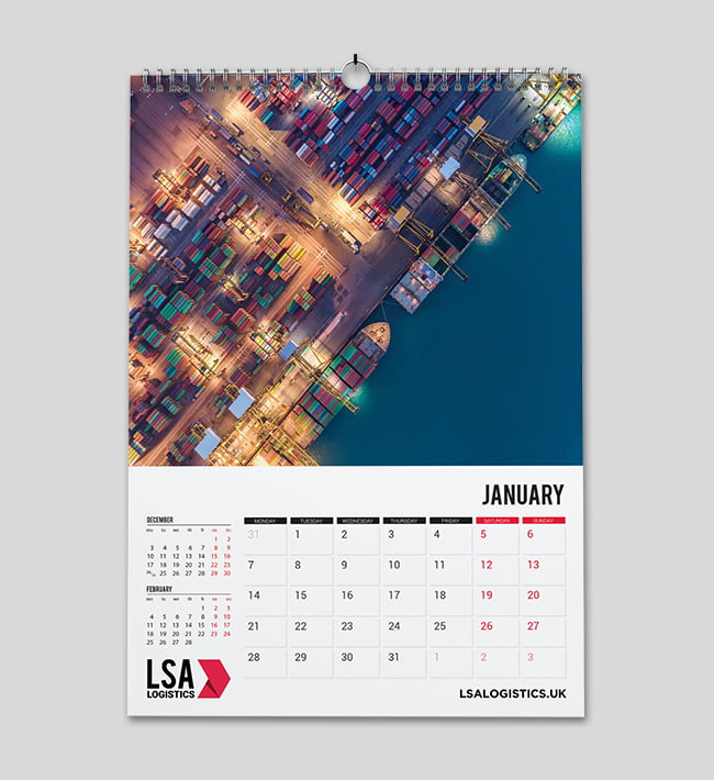 Our promotional calendars come in various formats