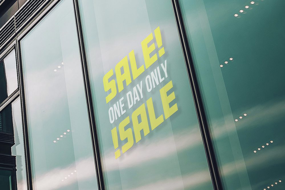 Window Sale Stickers