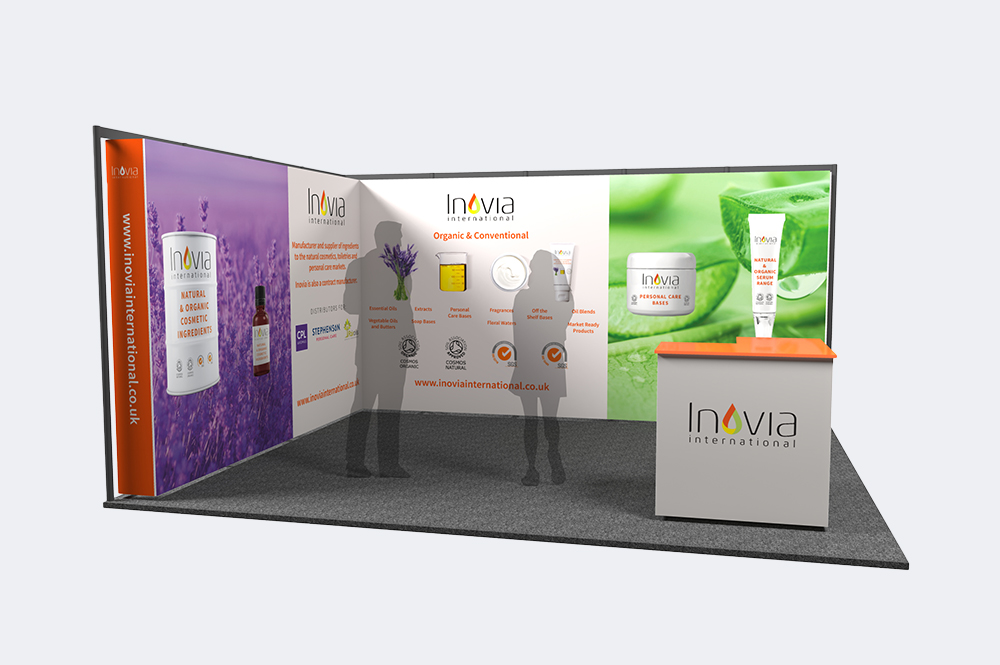 Pop-up exhibition stand printing