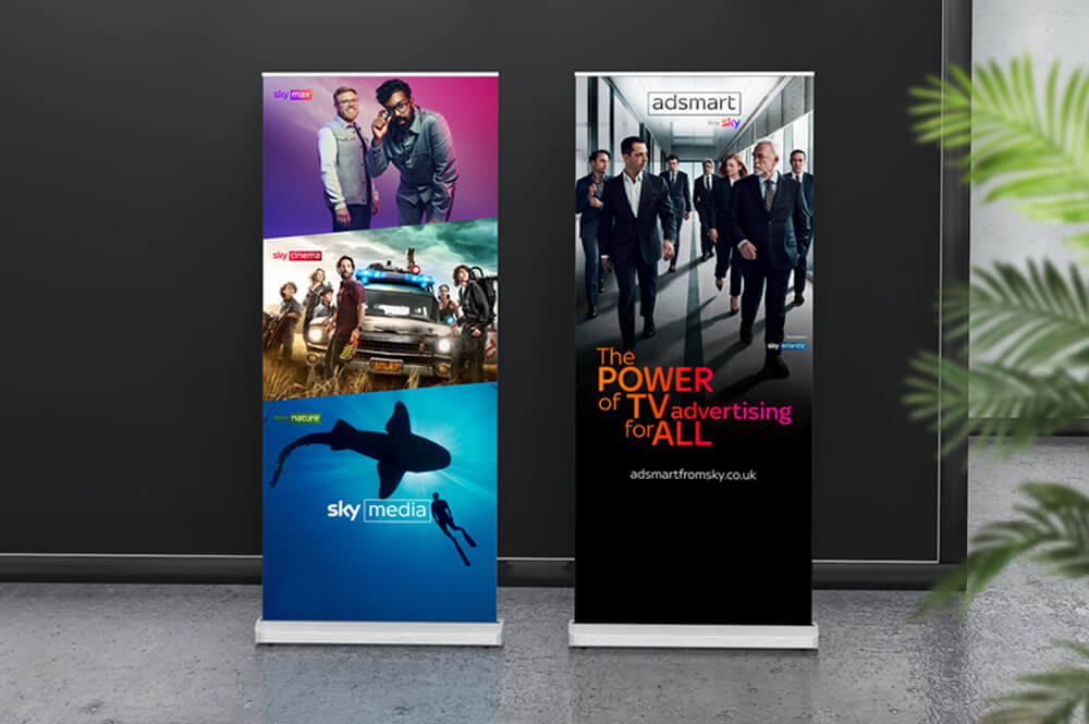 Roller banner printing