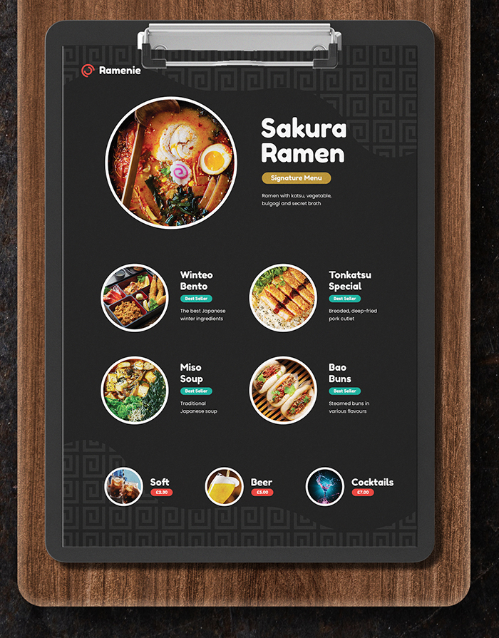  Menu printing