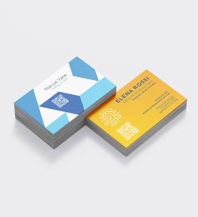 Laminated business card design